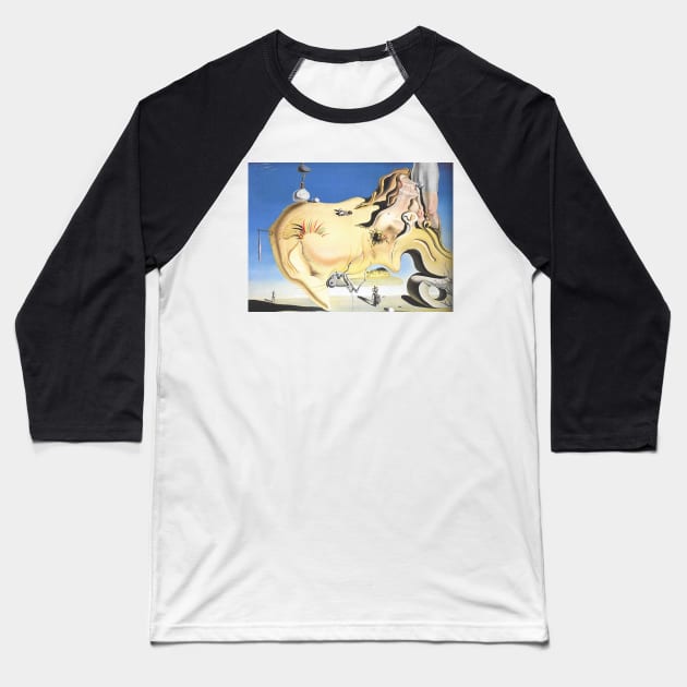 The Great Masturbator Famous Painting By Dali T-Shirt Baseball T-Shirt by J0k3rx3